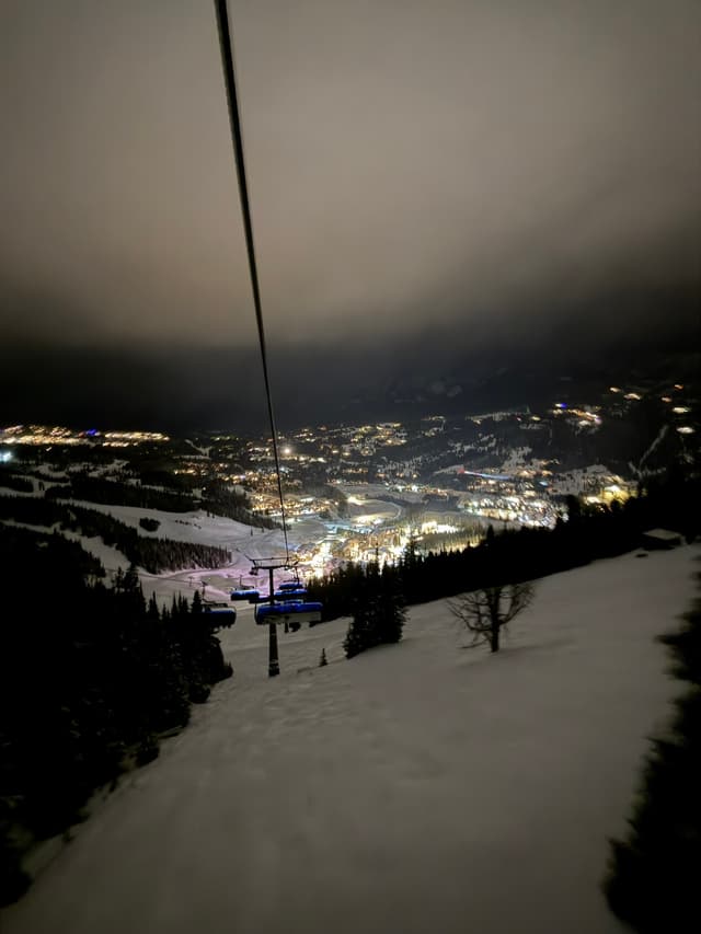 Night Ride over Big Sky