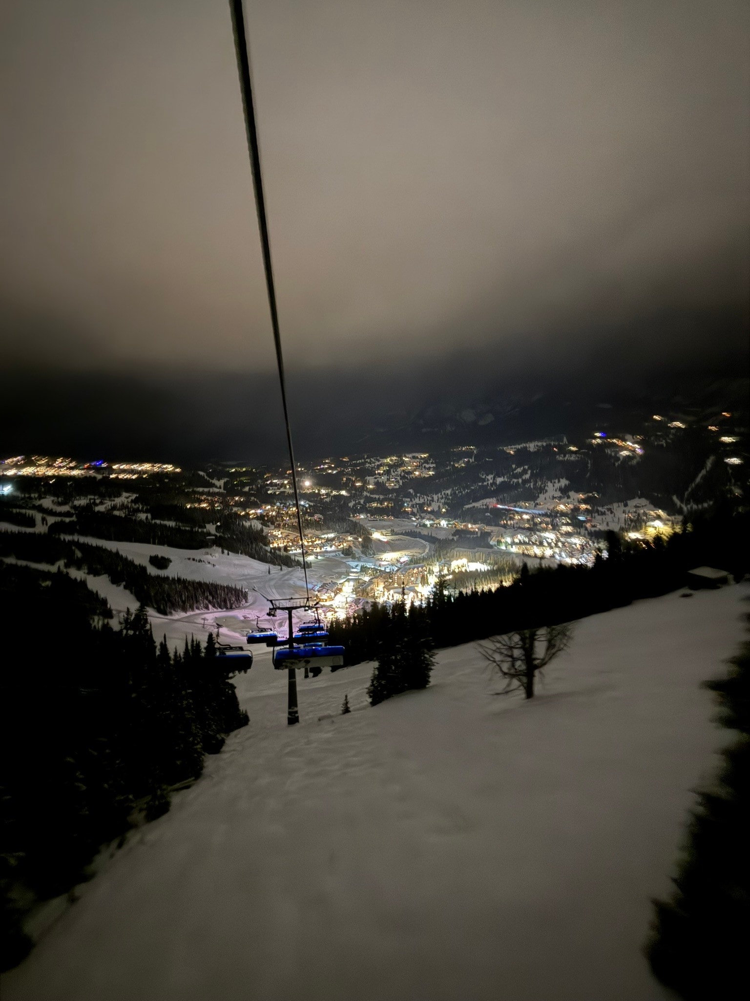 Night Ride over Big Sky